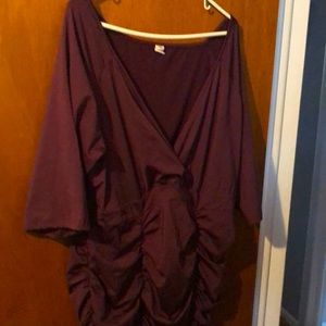 Plum colored dress